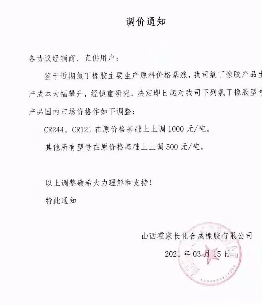 氯丁橡胶最新动态与近期成就发展